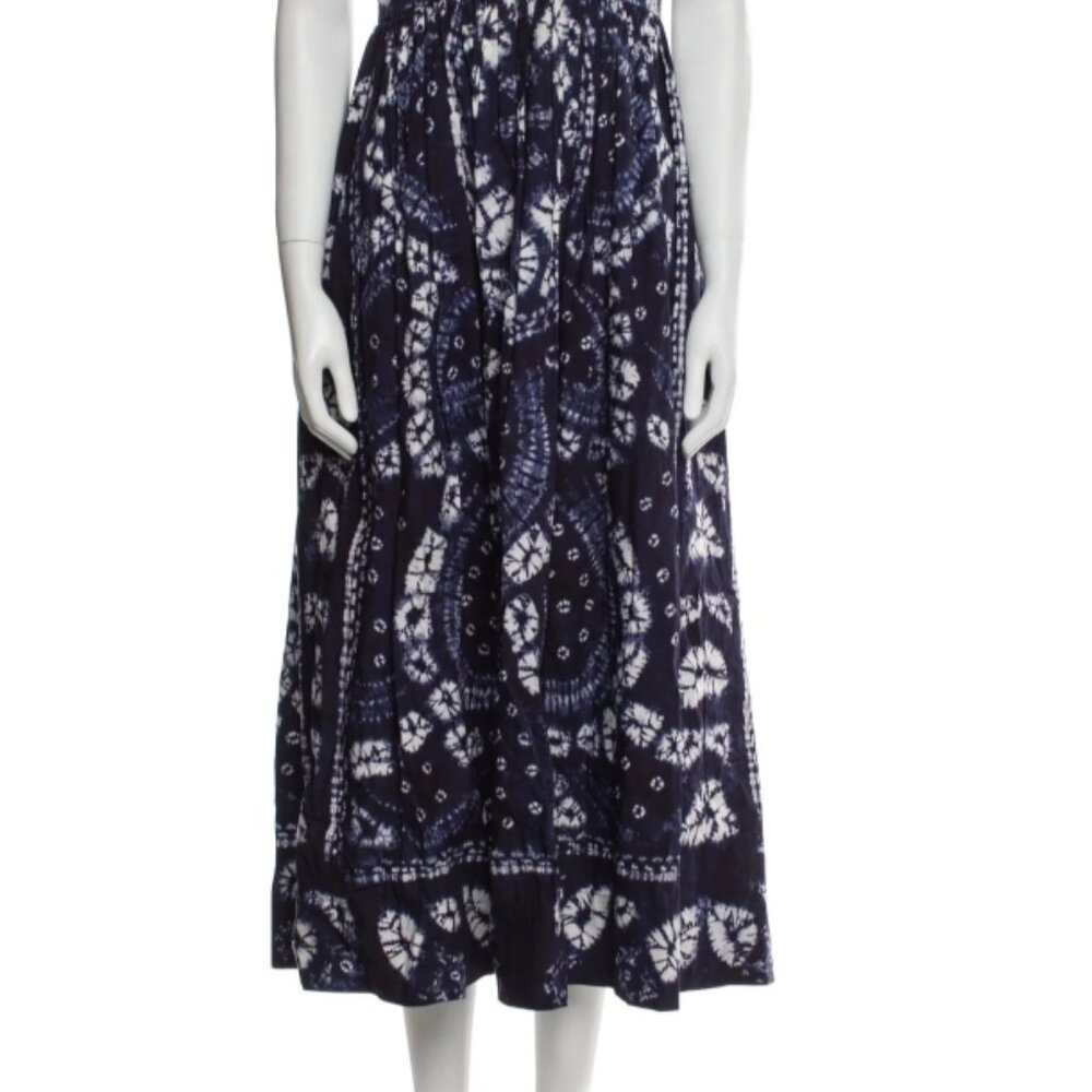 NWOT ULLA JOHNSON Mariza Dress in Indigo $845 - Picture 9 of 9